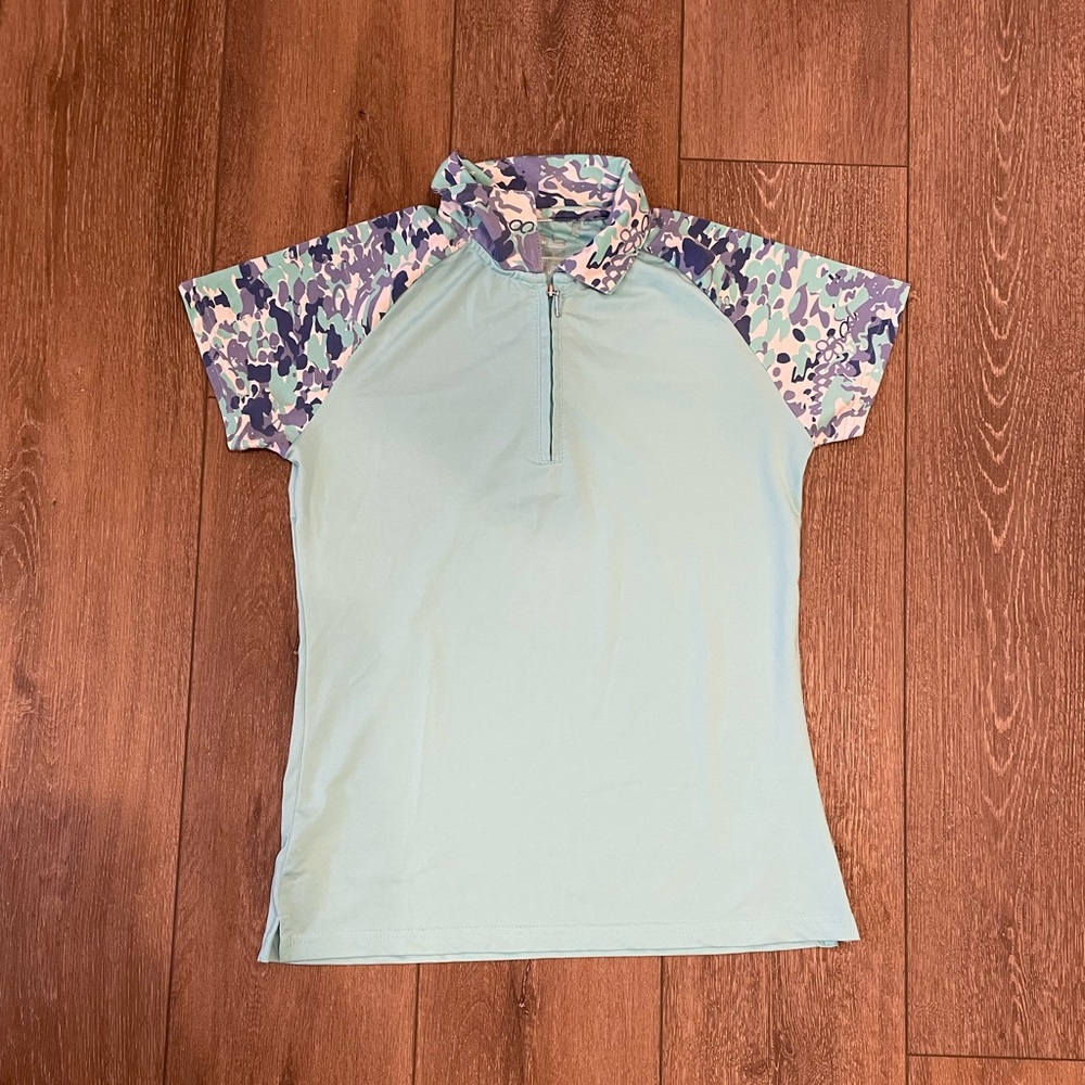 Girls Zip up Golf Shirt
